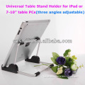 Three angles adjustable Universal Stand for iPad and any other types of 7-11" tablet PCs